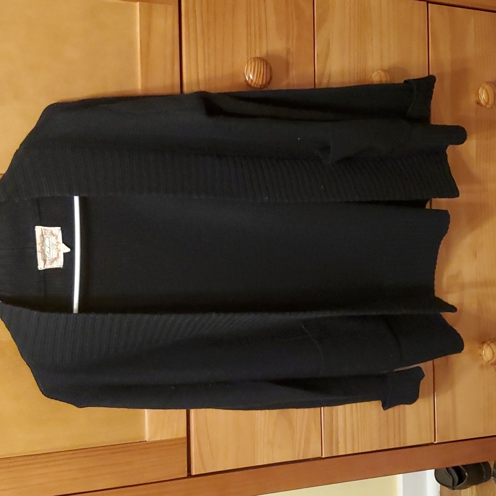 Black cardigan